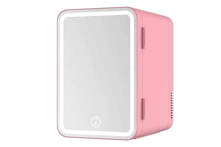 Mini Fridge with LED Mirror