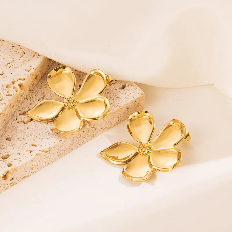 Stainless Flower Earrings