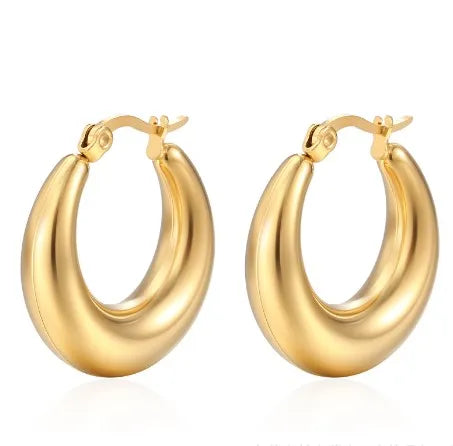 Willow Hollow Gold Hoops