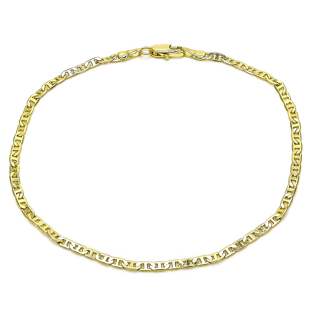 Lyn Gold Plated Chain Design Anklet