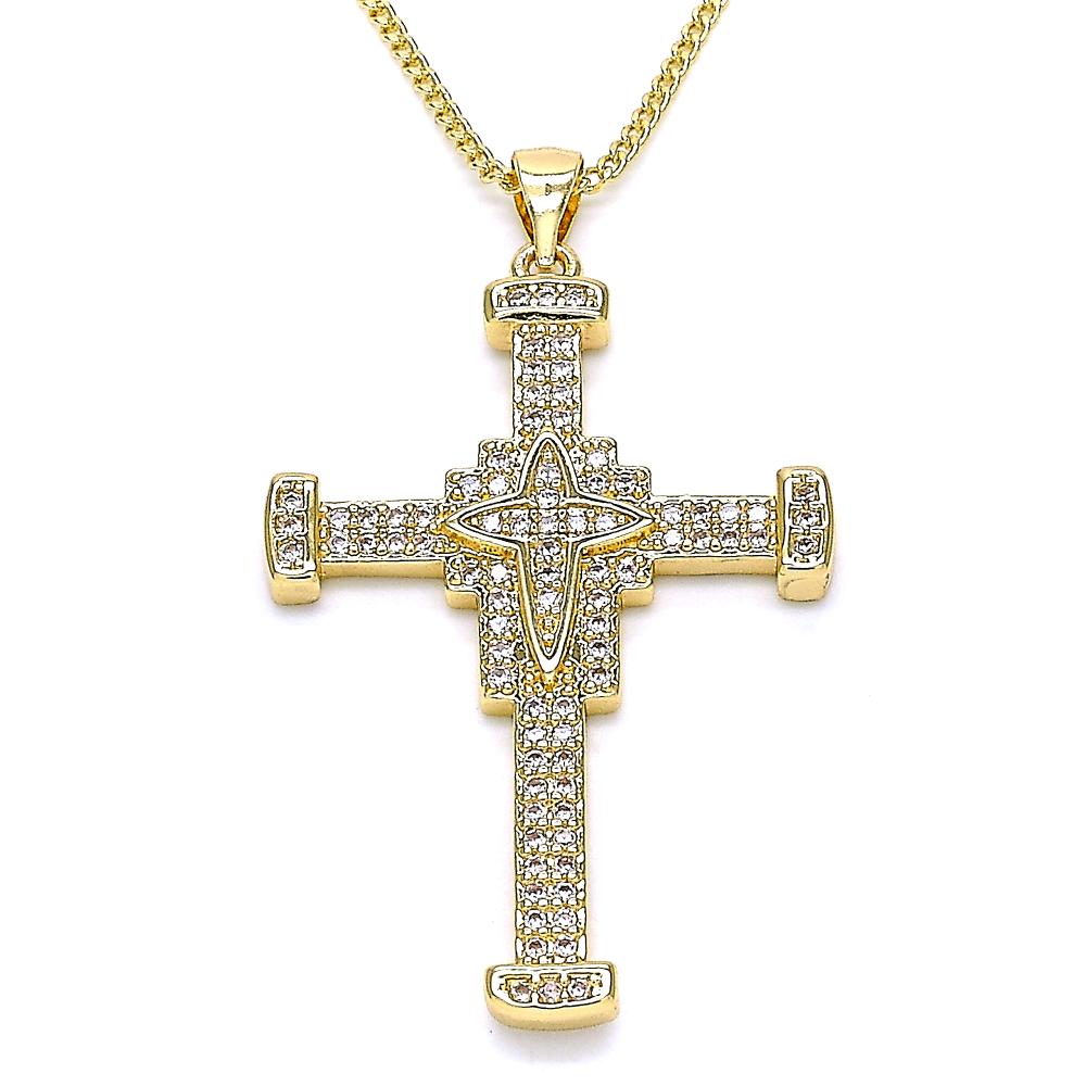 Saint Cross Gold Filled Necklace