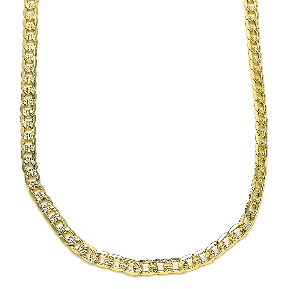 Adria Curb Link Chain with initial