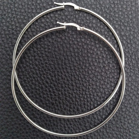 Claire 925 Silver Hoop Earrings