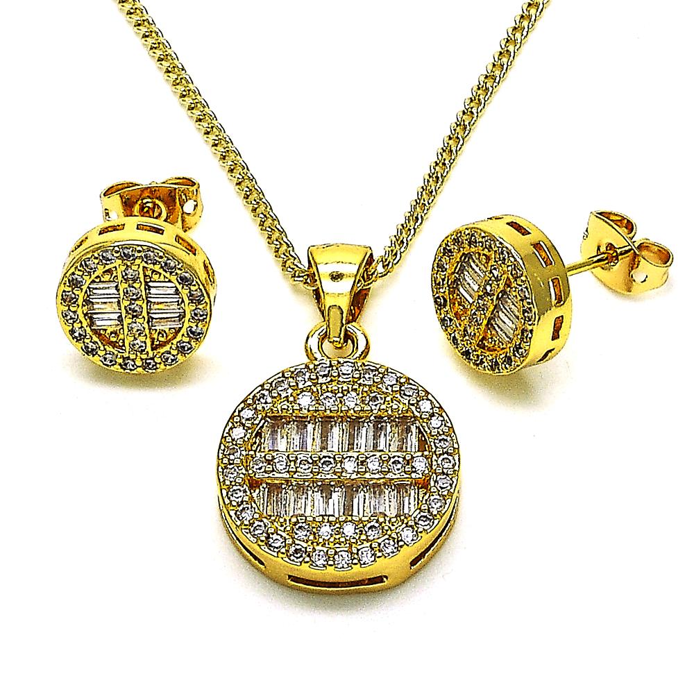 Italia Rhinestone Necklace Set