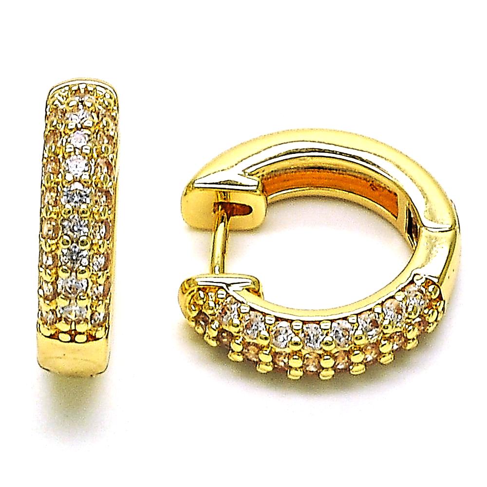 Leora Rhinestone Huggies