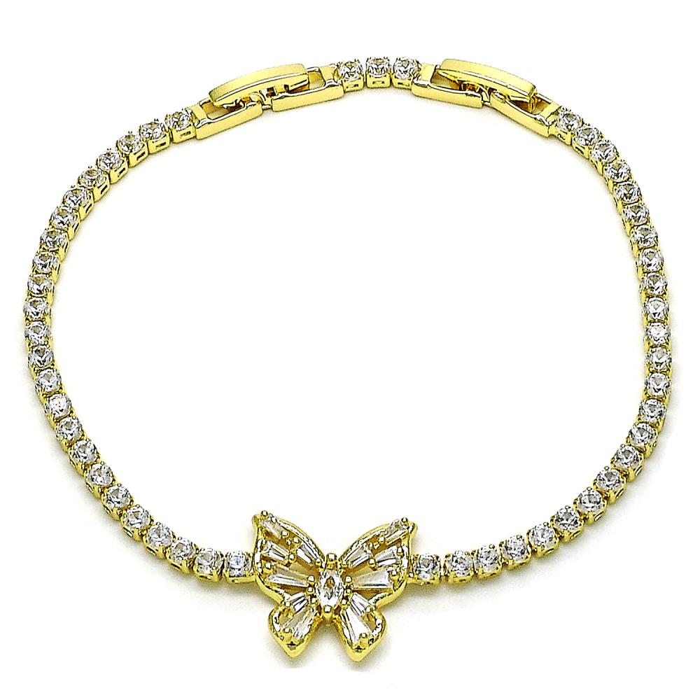 Kelly Rhinestone Butterfly Bracelet