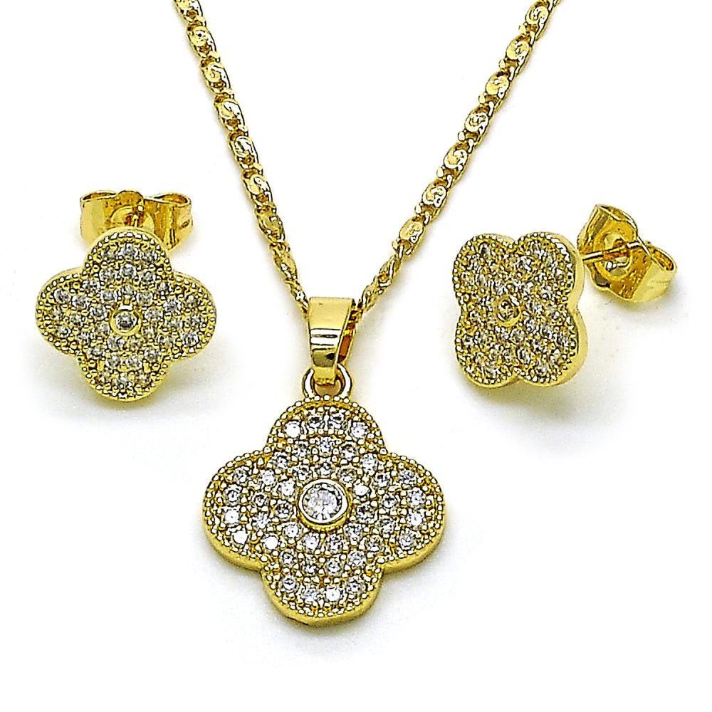 Keisha Clover Necklace Set