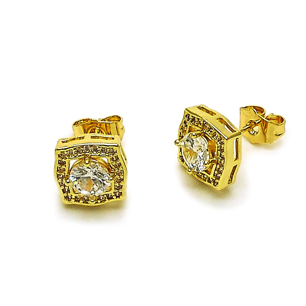 Classic Gold Stud Earrings