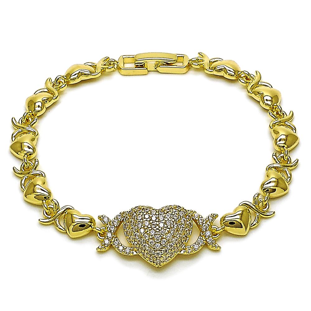 Ali Heart Gold Bracelet
