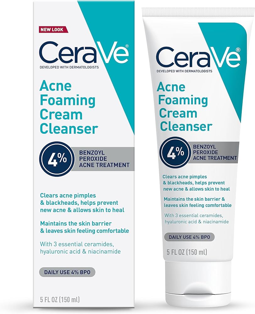 CeraVe Acne Foaming 4% Cream Cleanser