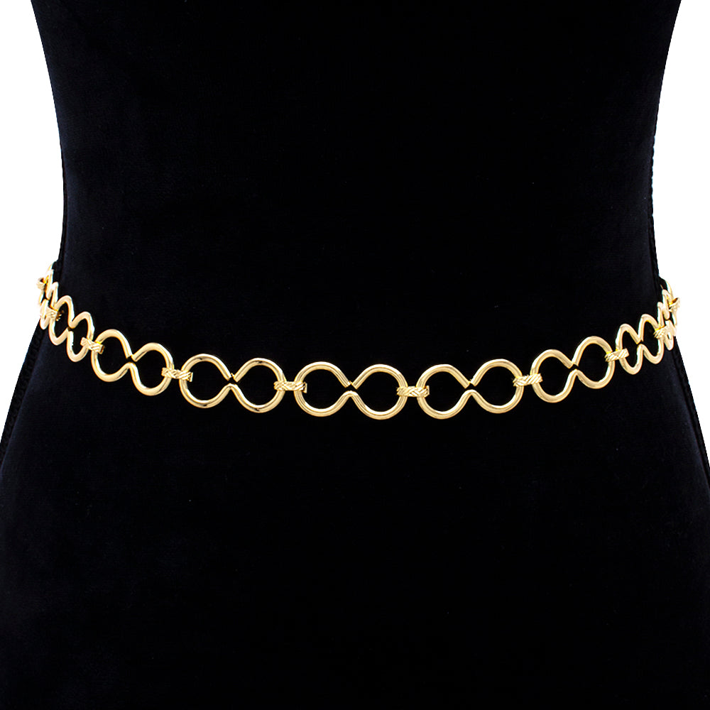 Metal Link Hook Belt