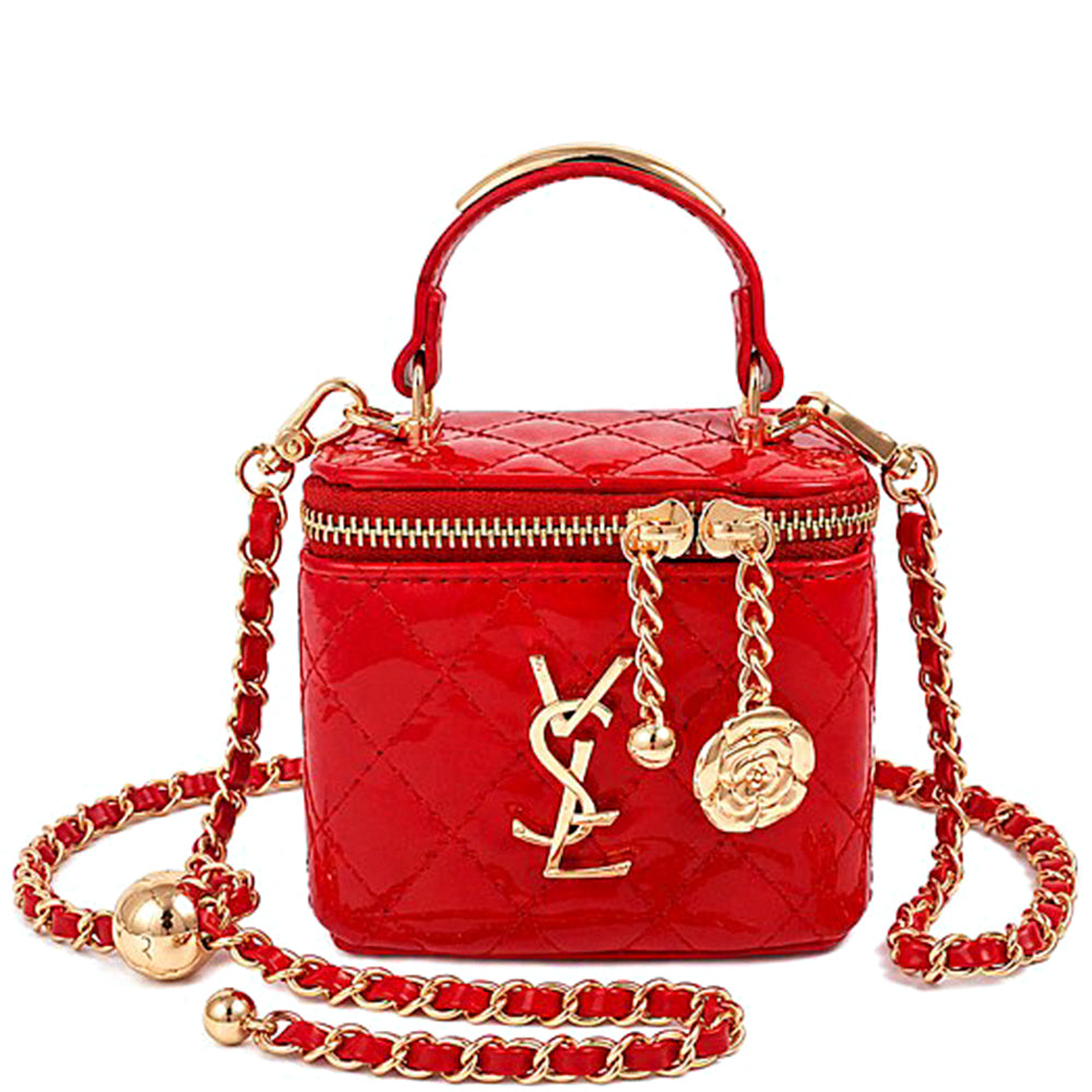 St.Laurent Quilted Crossbody Bag