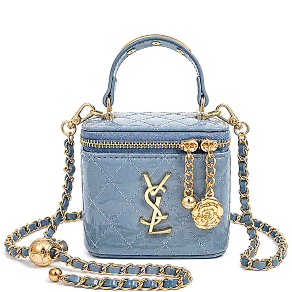 St.Laurent Quilted Crossbody Bag