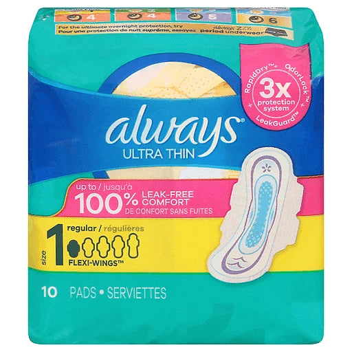 Always Ultra Thin Pads - Size 1
