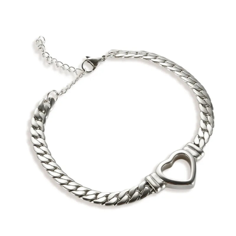 Hollow Heart Bracelet