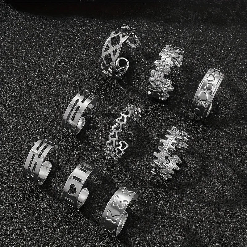 Silver Toe Rings