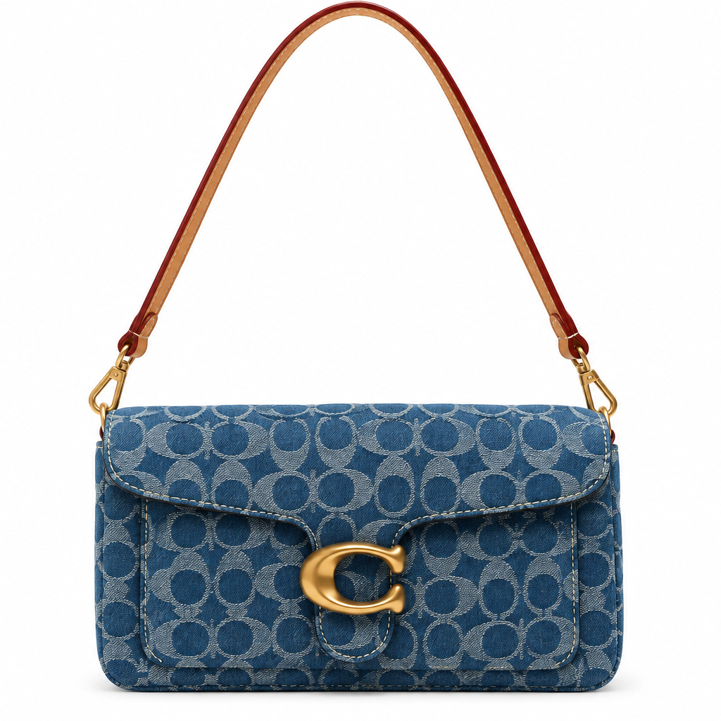 2 in 1 Oval Monogram Design Shoulder Crossbody W/ Wallet Set