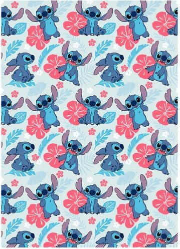 Disney Lilo & Stitch Flannel Throw Blanket 40x50 Inch