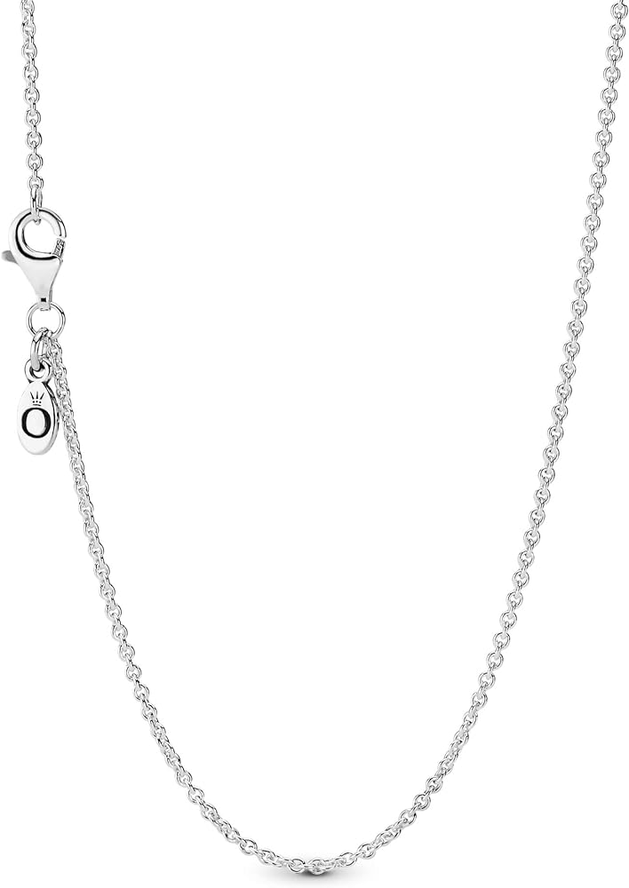 Thin Plain Silver Necklace