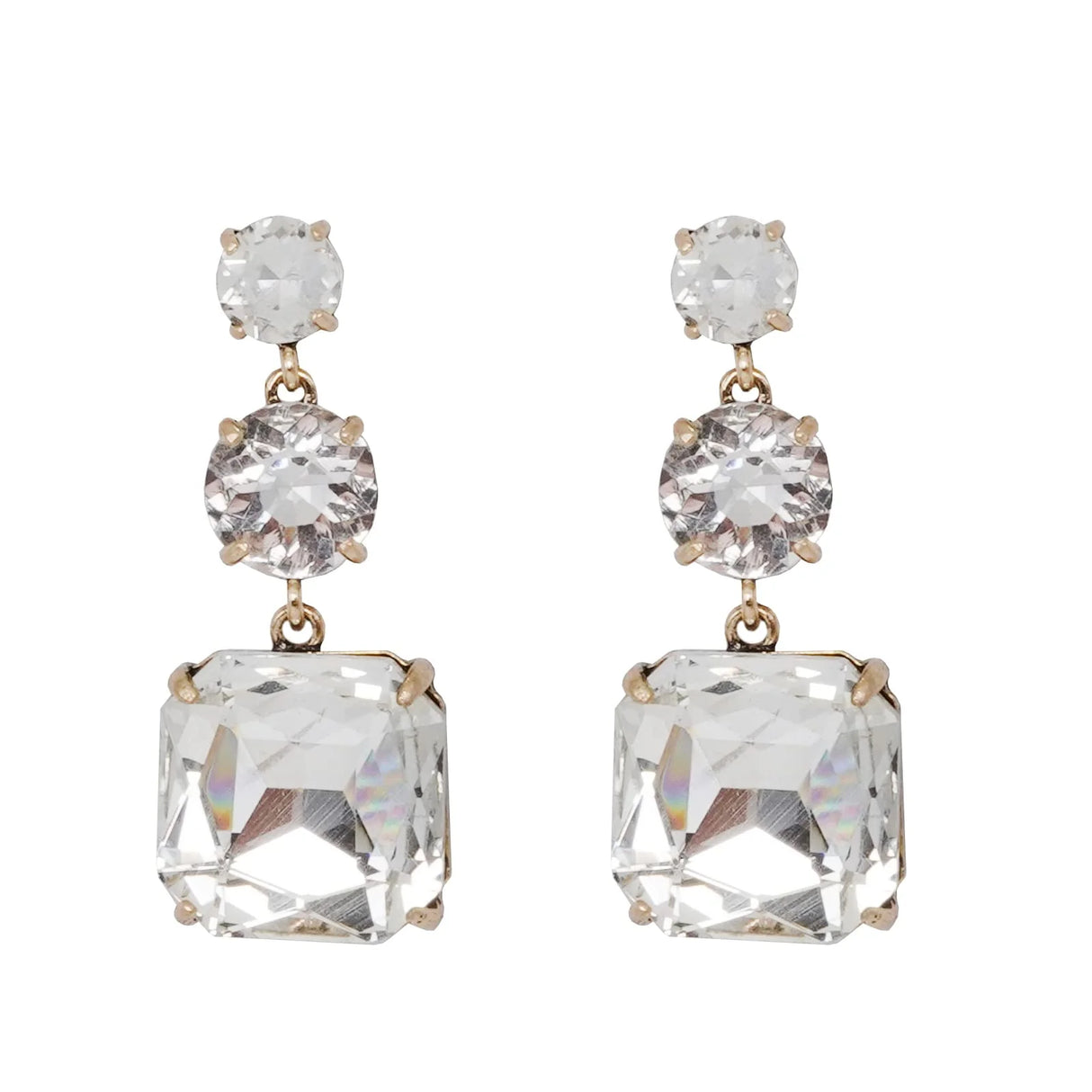 Nancy Geometric Drop Earrings