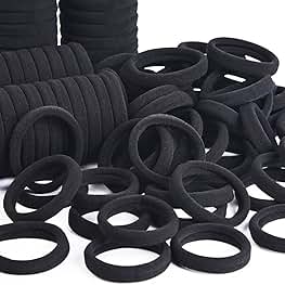 Black Soft Scrunchies