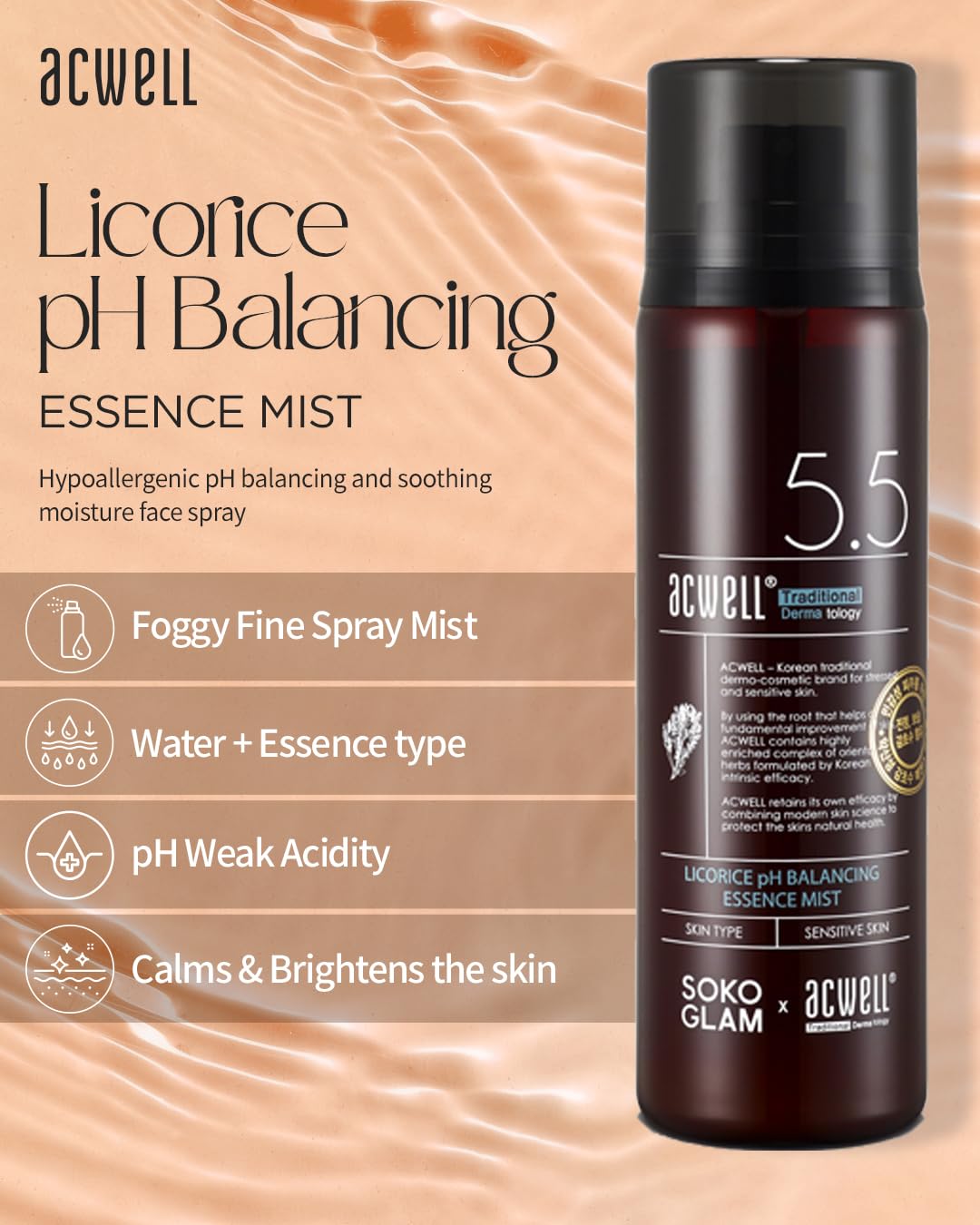Acwell Licorice pH Balancing Essence Mist