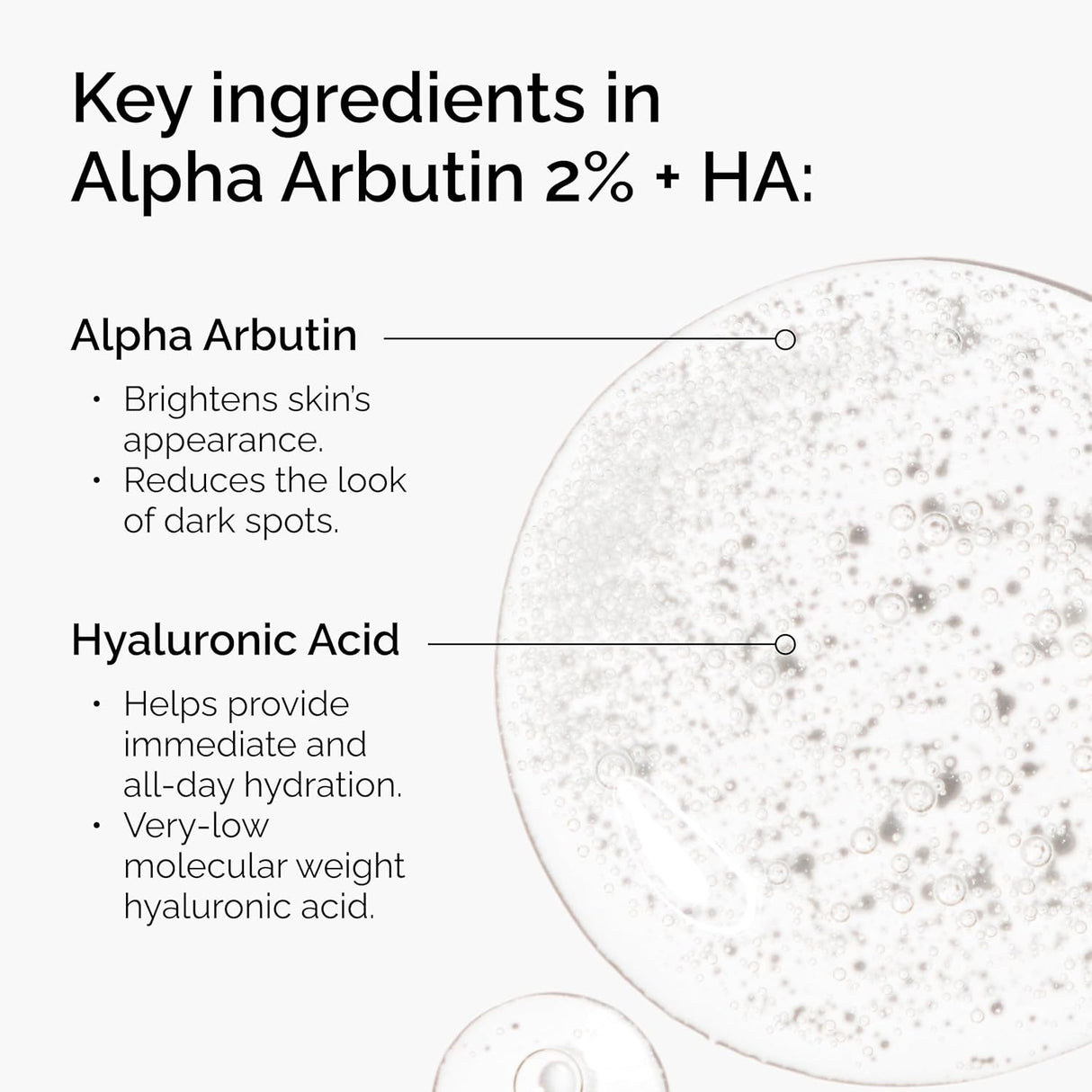 The Ordinary Alpha Arbutin 2% + Hyaluronic Acid Serum