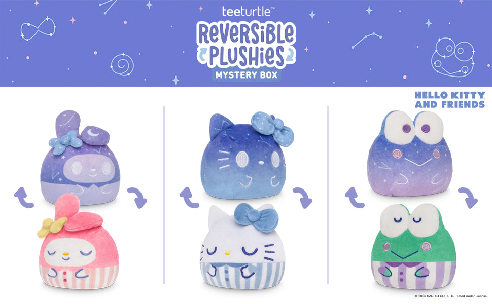 Hello Kitty And Friends Mystery Box Reversible Plushies