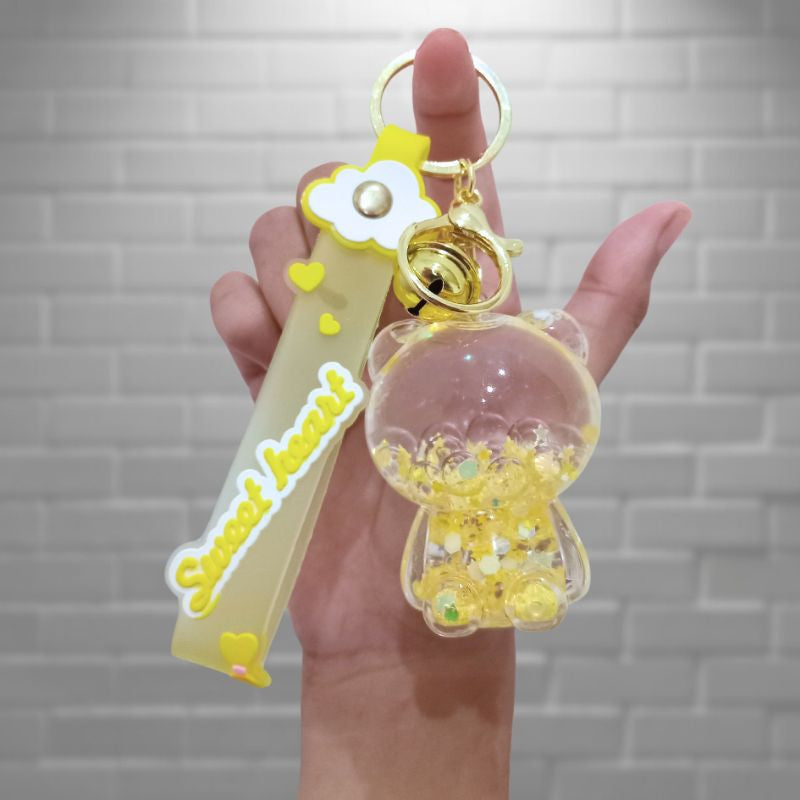 Teddy Bear Water Keychain