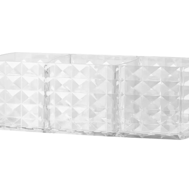 Cosmetic Diamond Pattern Storage Container