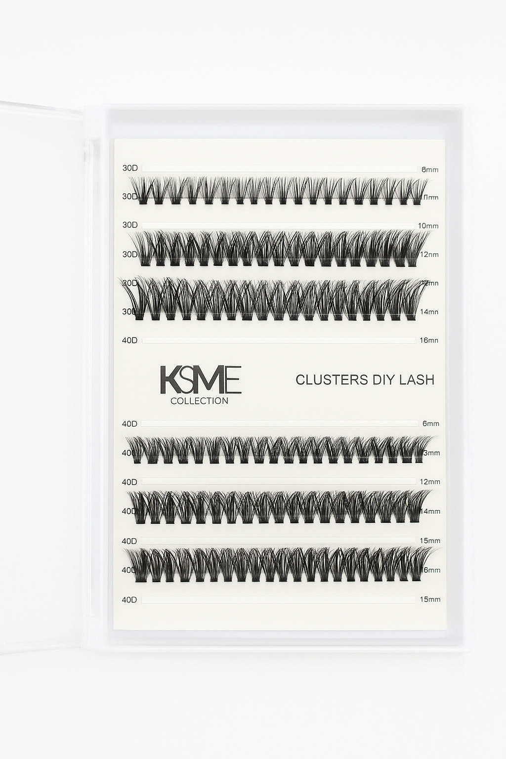 KSME Pre-Glued Cluster Lashes