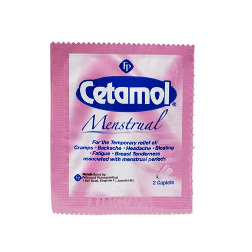Cetamol Menstrual Pain Killers
