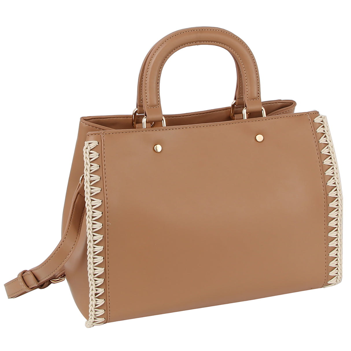 Top Handle Crochet Satchel