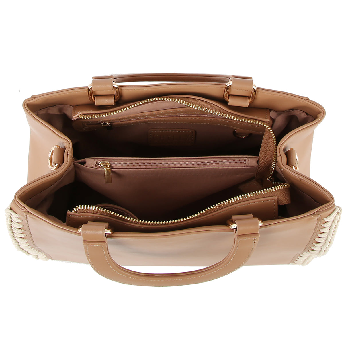 Top Handle Crochet Satchel