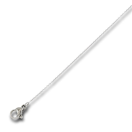 Thin Plain Silver Necklace