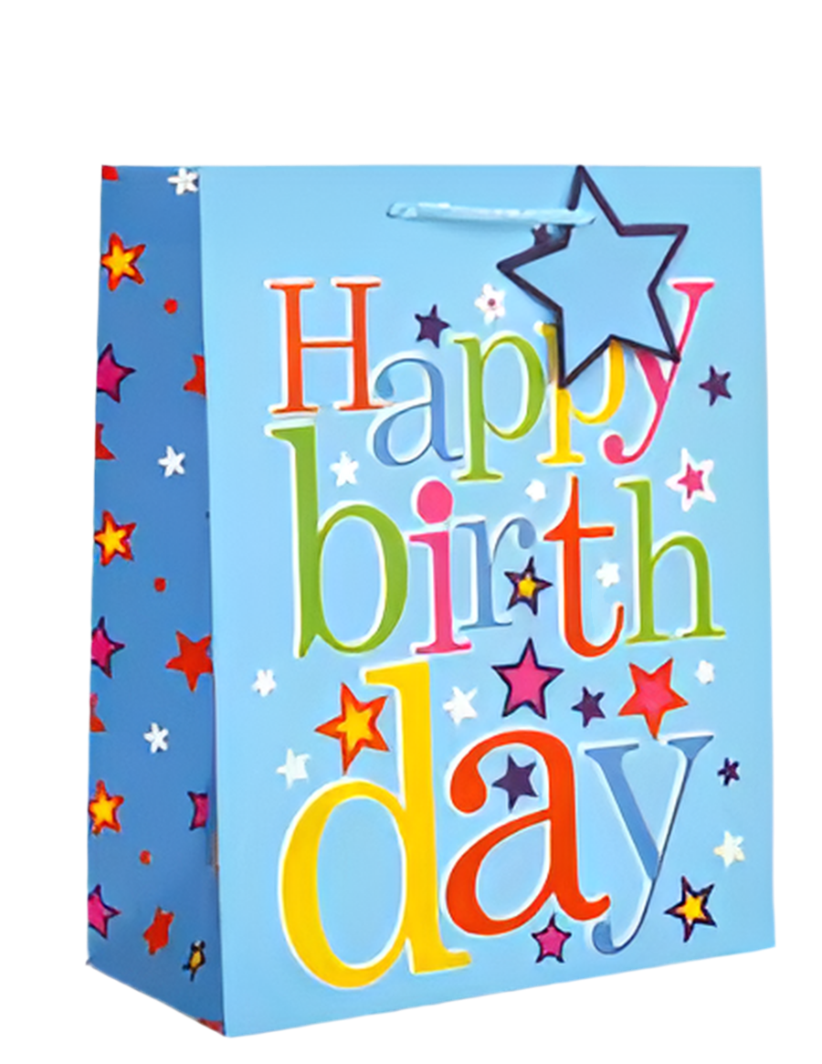Small Happy birthday gift bags