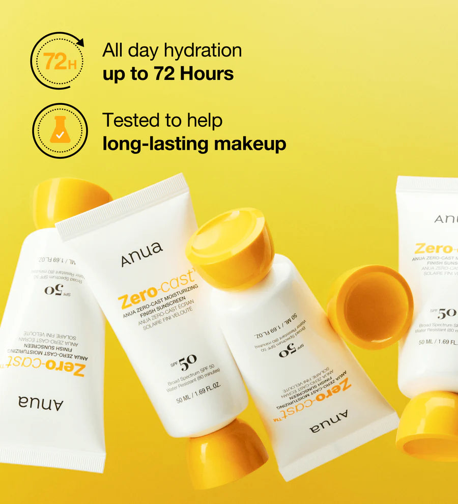 Anua Zero Cast Moisturizing Finish Sunscreen
