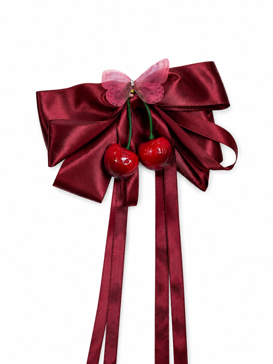 Stylish Butterfly Cherry Bow