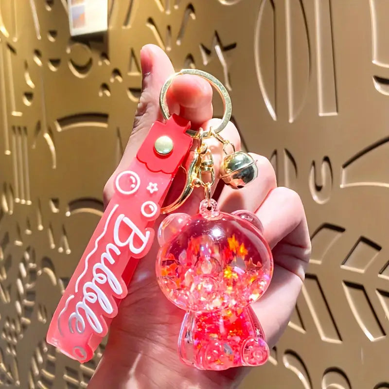 Teddy Bear Water Keychain