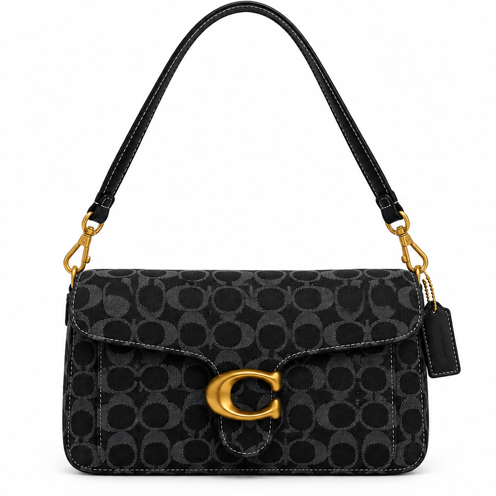 2 in 1 Oval Monogram Design Shoulder Crossbody W/ Wallet Set