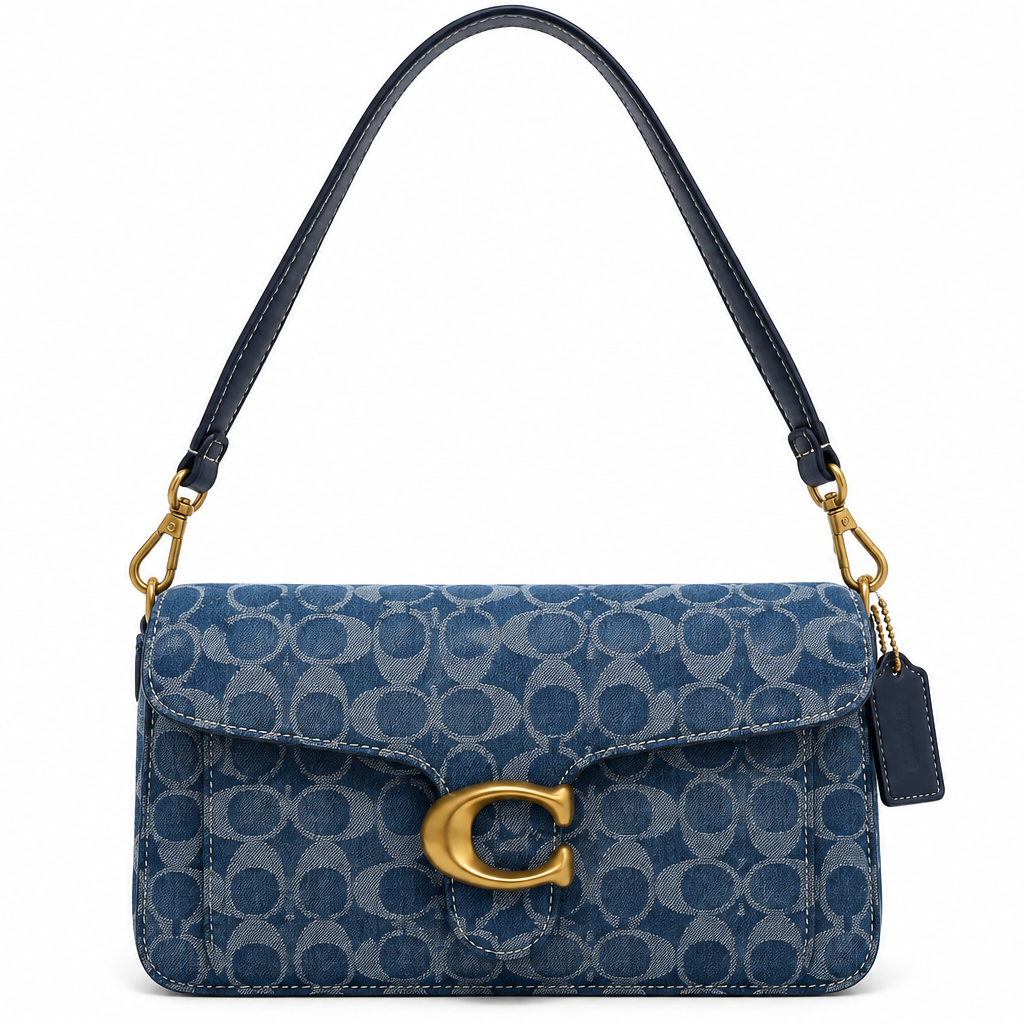 2 in 1 Oval Monogram Design Shoulder Crossbody W/ Wallet Set