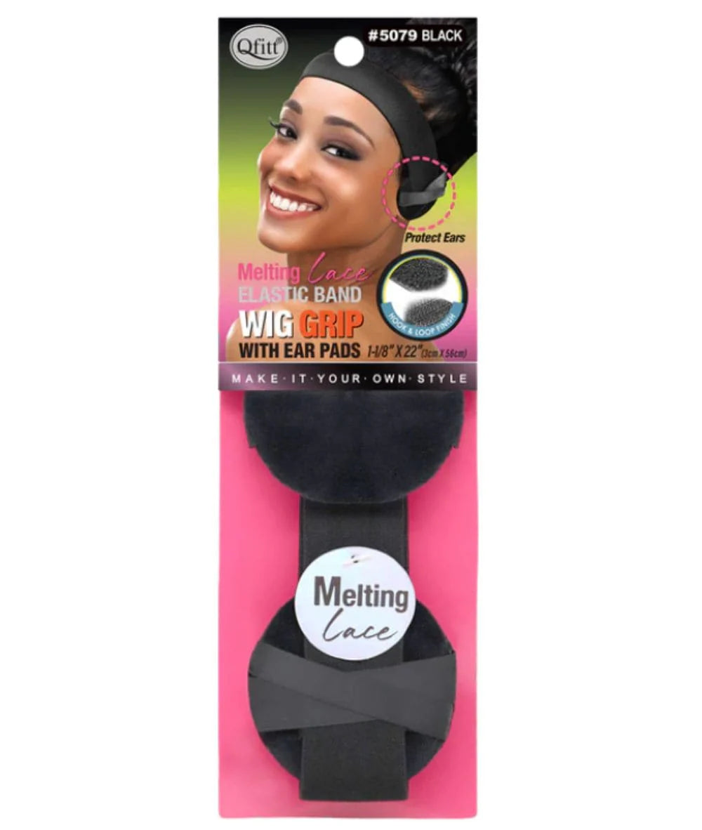 Qfitt Melting Elastic Wig Grip with Ear Pads