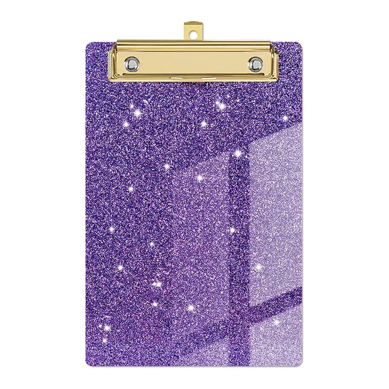 Glitter Acrylic Office Clipboard