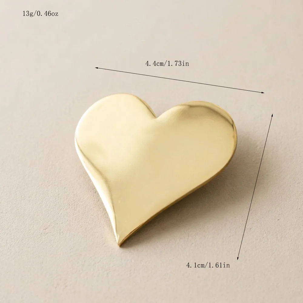 Glossy Gold Brooches