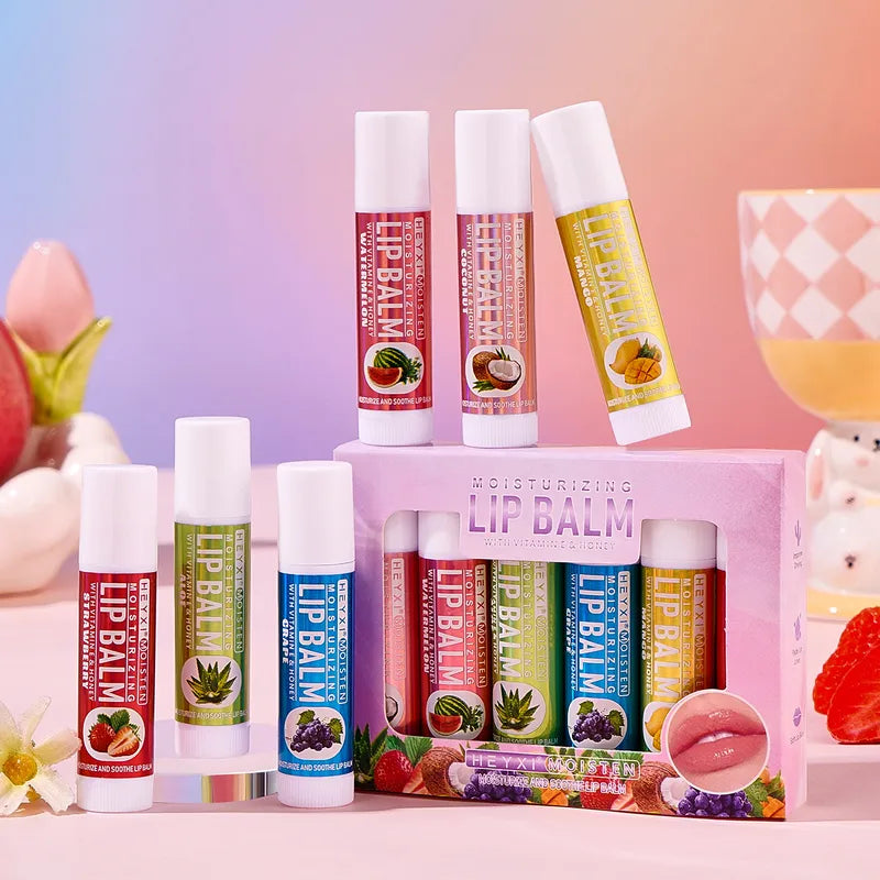 Heyxi Fruit Flavored Lip Balm Set