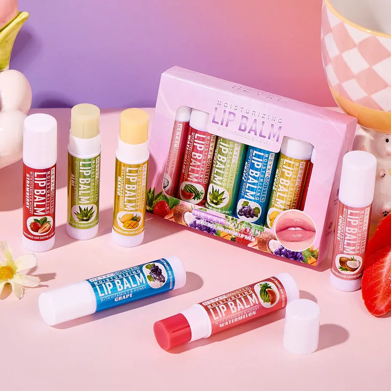 Heyxi Fruit Flavored Lip Balm Set