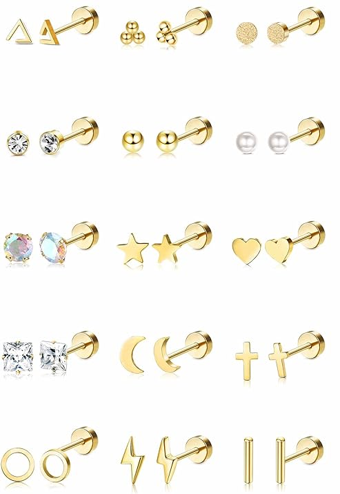 Stainless Steel Piercing Earrings