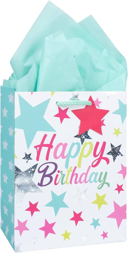Small Happy birthday gift bags
