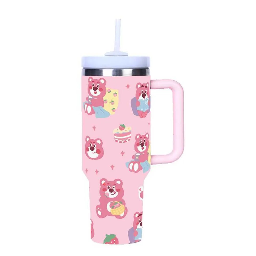 Blush Bear Stainless Steel Tumbler