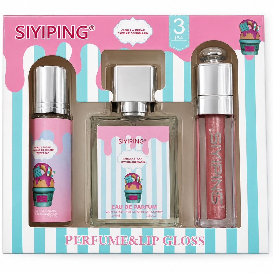 Give Me Gourmand Perfume & Lip Gloss Set